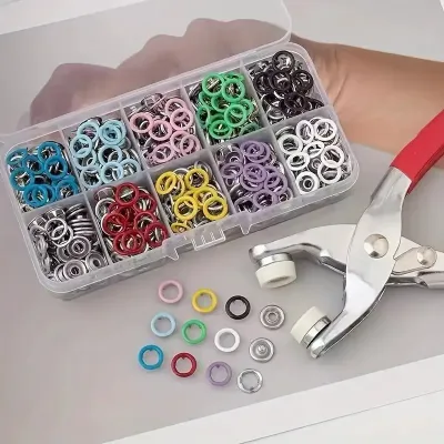 Snap Button Kit With Snap Pliers 